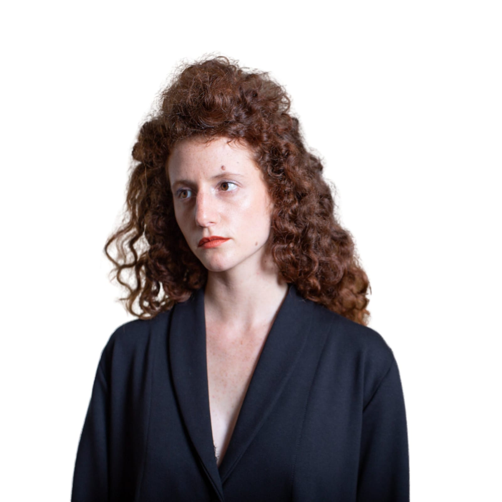 בלייזר טרי צרפתי שחור — תמונה 7 מתוך 8