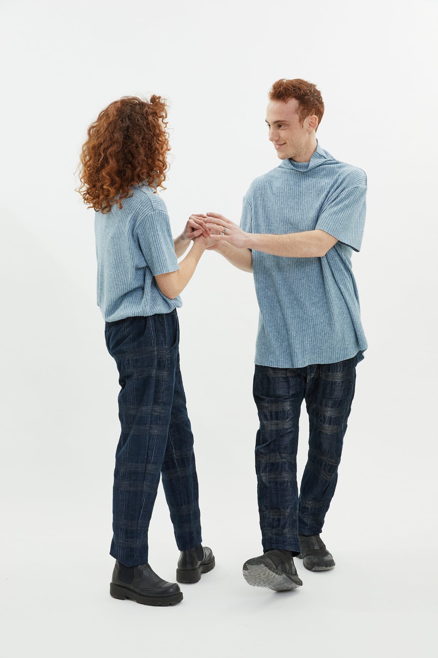 מכנסי רינה קורדרוי משבצות — תמונה 4 מתוך 6